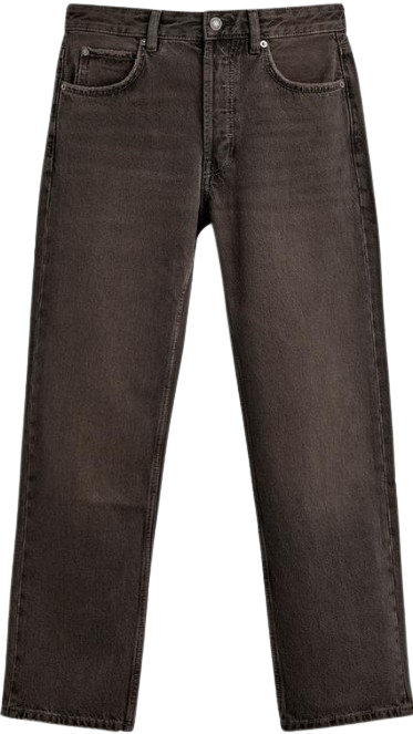 Charcoal straight jeans